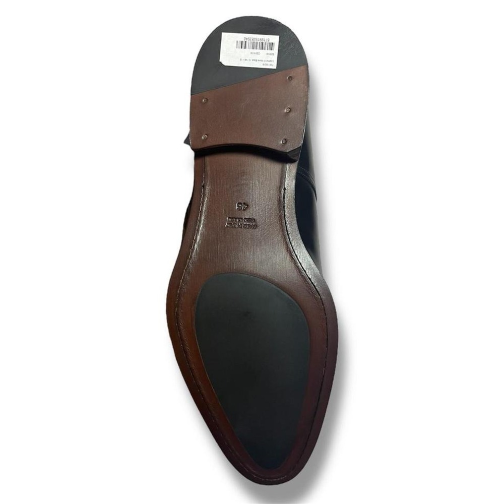 Men Suitsupply Black Double Monk Strap Leather Size EU46 UK12 US13 - Picture 6 of 8